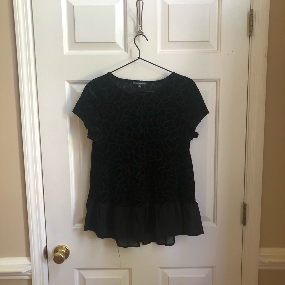 Adrianna Papell muted black top